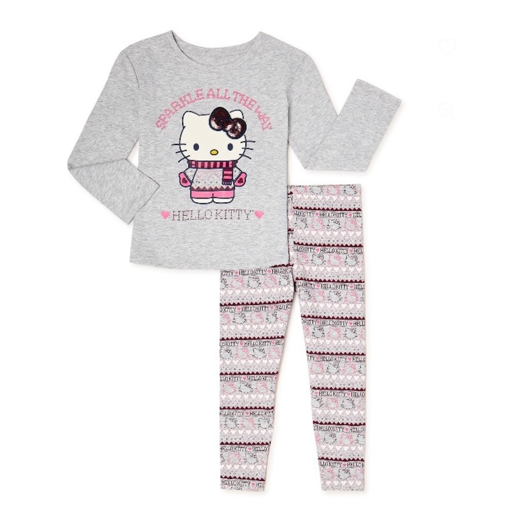 Hello Kitty Sparkle All The Way Fair Isle Outfit